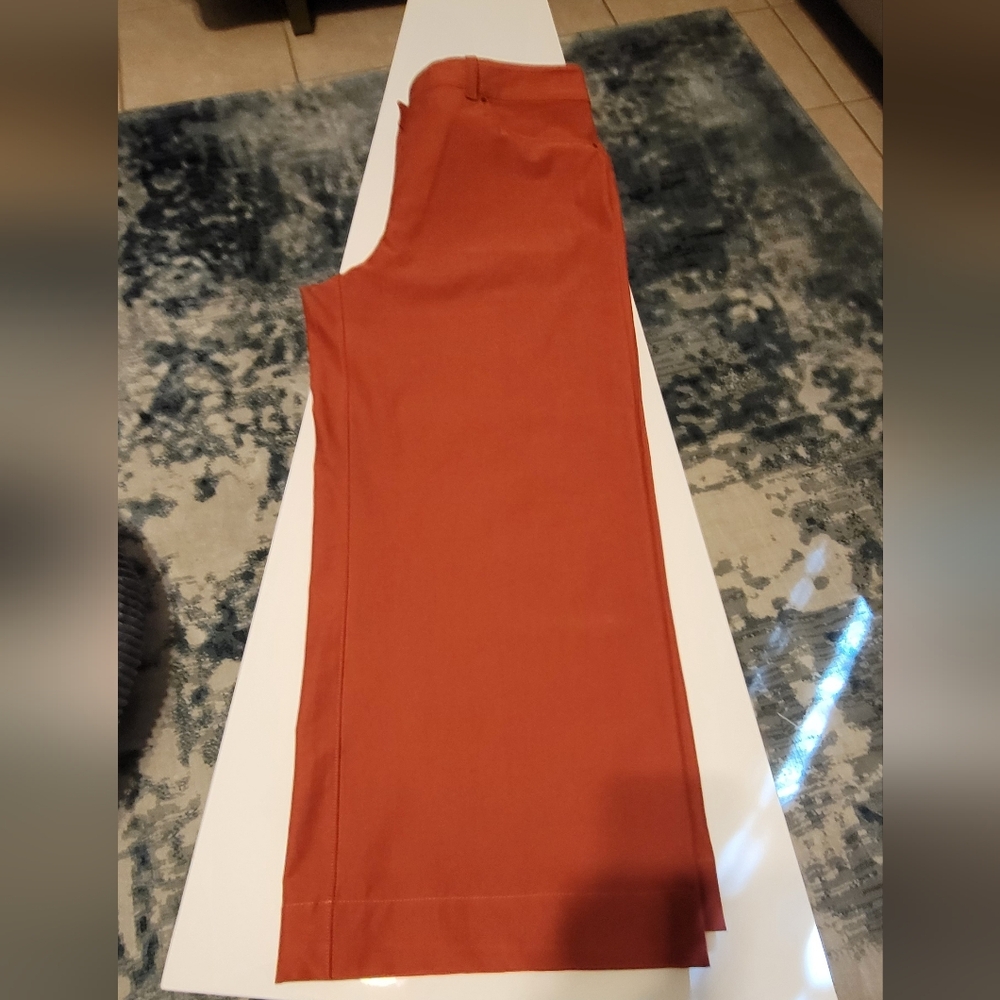 lululemon Women's Wide-Leg Pants 5 pocket in Rust Orange